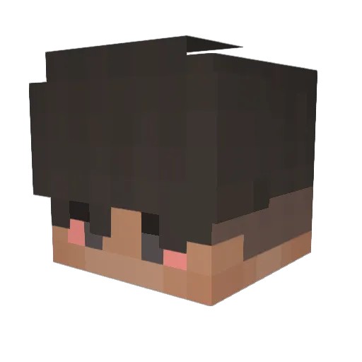 1CuZiMLoVePiZzA Minecraft avatar head, 3D render