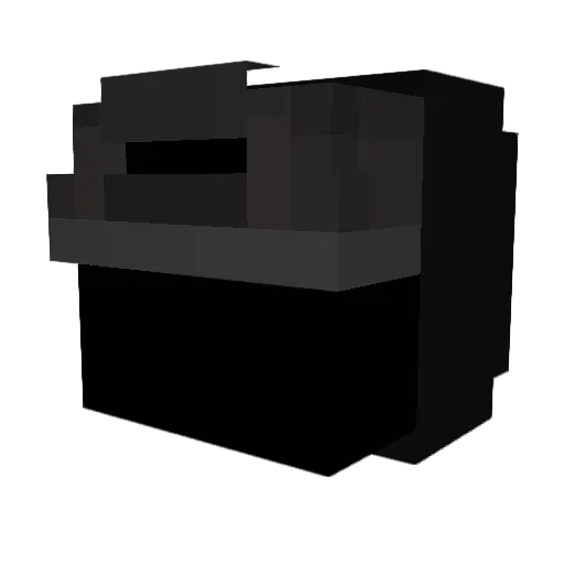 1Desync Minecraft avatar head, 3D render