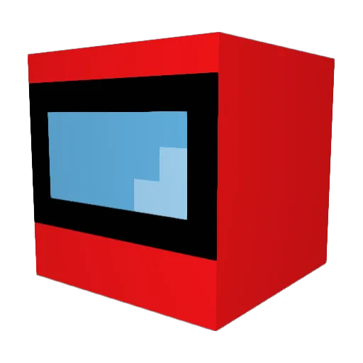 1Doppelzentner Minecraft avatar head, 3D render