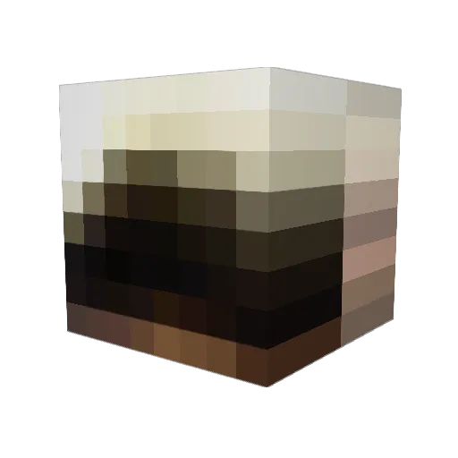 1Entex Minecraft avatar head, 3D render