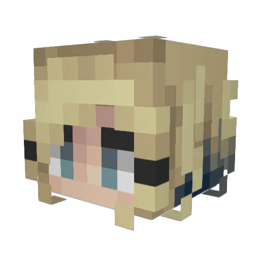 1EpicBear Minecraft avatar head, 3D render