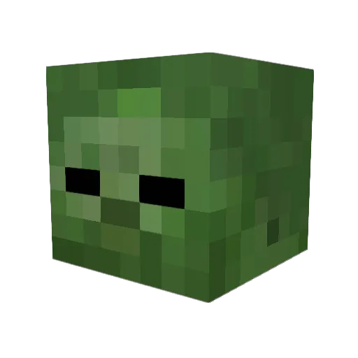 1FREACK Minecraft avatar head, 3D render