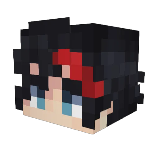 1FeverDream Minecraft avatar head, 3D render