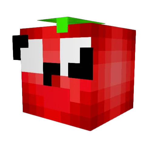 1GChewy Minecraft avatar head, 3D render