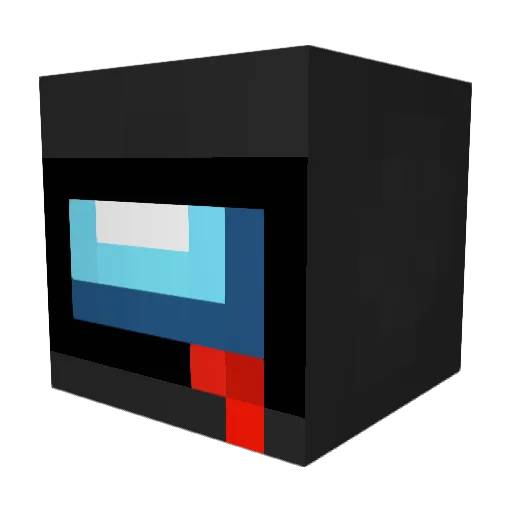 1Gang_ Minecraft avatar head, 3D render