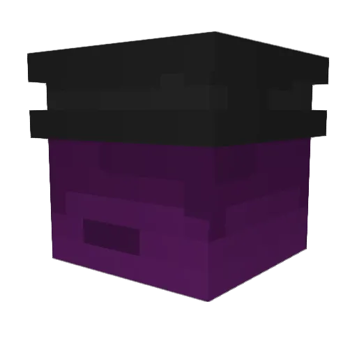 1Glotched Minecraft avatar head, 3D render