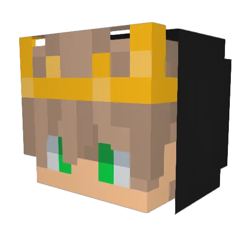 1IntactFelix Minecraft avatar head, 3D render