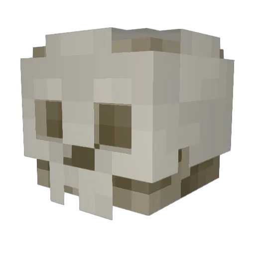 1JNKO Minecraft avatar head, 3D render