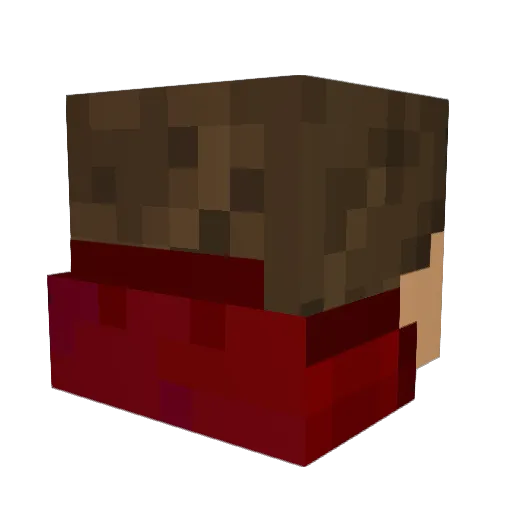 1Jabol8 Minecraft avatar head, 3D render