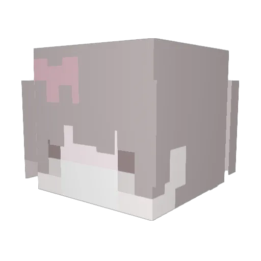 1Kai_ Minecraft avatar head, 3D render