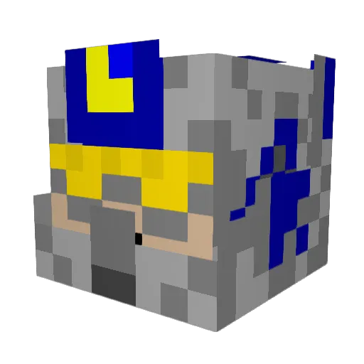1LTForge Minecraft avatar head, 3D render