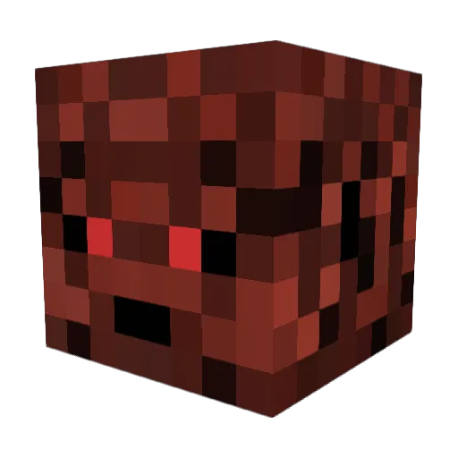 1Lucifer1 Minecraft avatar head, 3D render