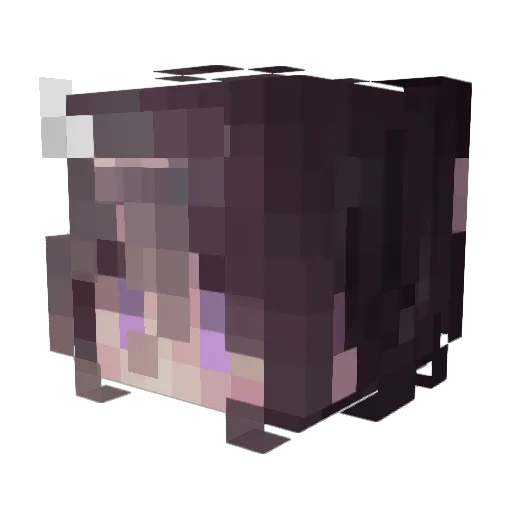 1MR__ Minecraft avatar head, 3D render