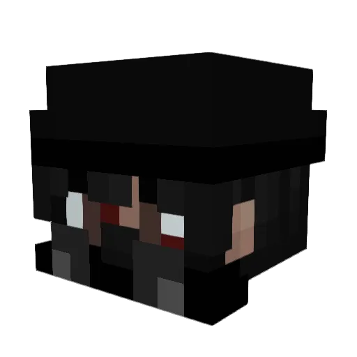 1MUM1 Minecraft avatar head, 3D render