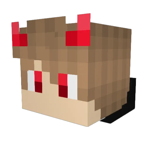 1Magnos Minecraft avatar head, 3D render