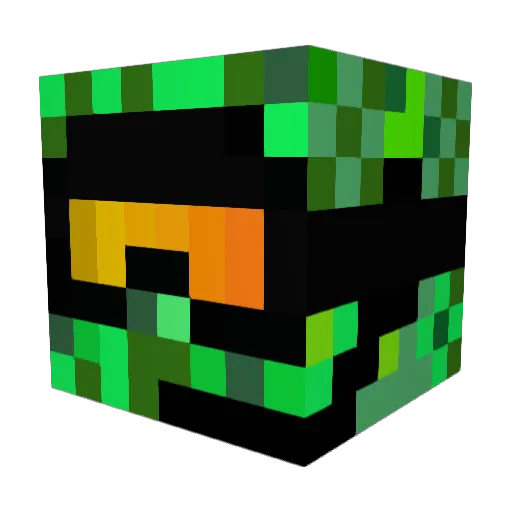 1Mattias Minecraft avatar head, 3D render