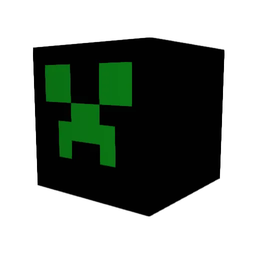 1Mtix Minecraft avatar head, 3D render