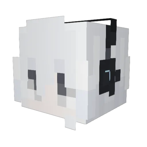 1Orion_ Minecraft avatar head, 3D render