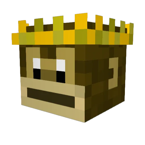 1Papito1 Minecraft avatar head, 3D render