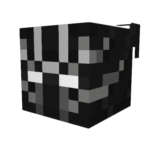 1Polo Minecraft avatar head, 3D render
