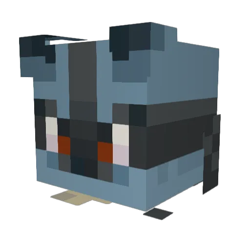 1R4smu0y_ Minecraft avatar head, 3D render