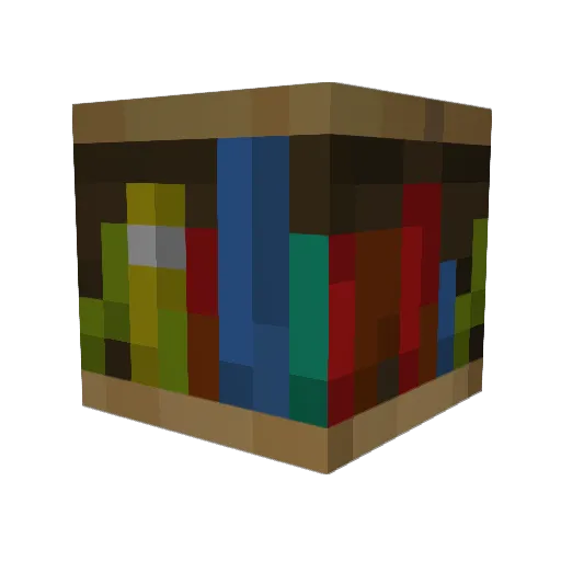 1S1T Minecraft avatar head, 3D render
