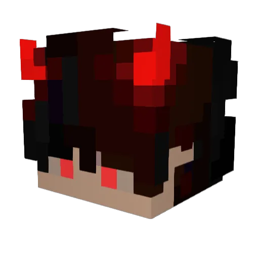 1SENPAI6 Minecraft avatar head, 3D render