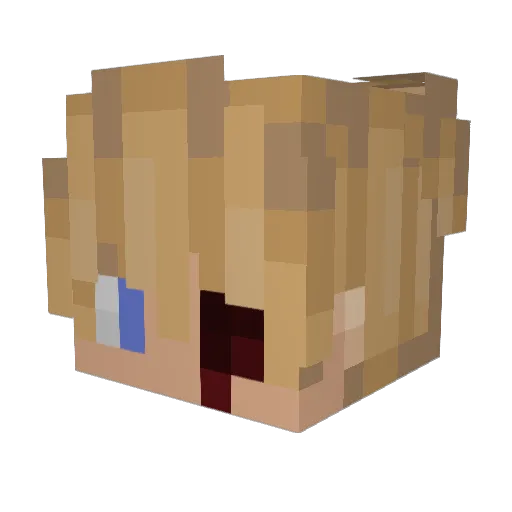 Minecraft-Avatar von 1Sabit1: Kopf als 3D-Render