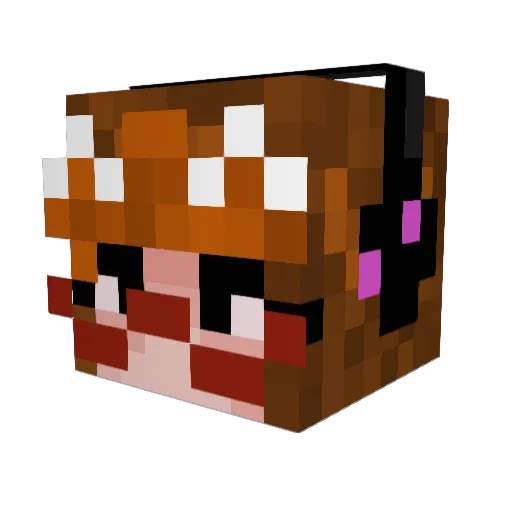 1Sailor_Moon3 Minecraft avatar head, 3D render