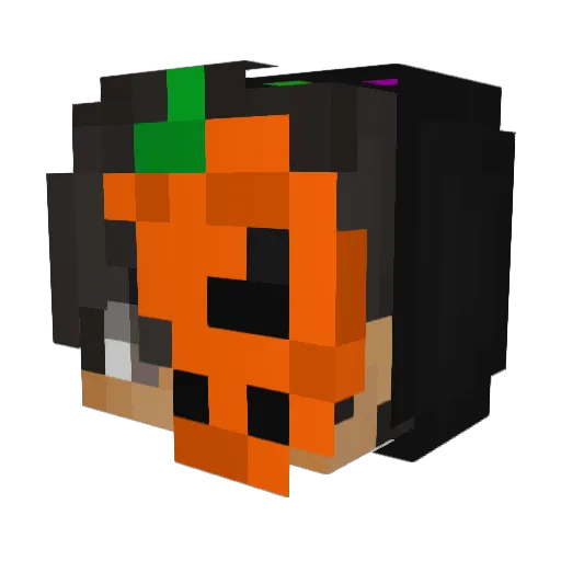 1Shot_MrsM Minecraft avatar head, 3D render