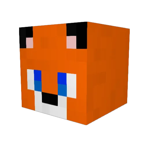 1SifeX Minecraft avatar head, 3D render