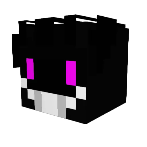 1Simba Minecraft avatar head, 3D render