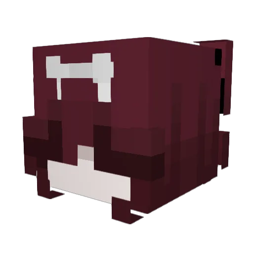 1Siri Minecraft avatar head, 3D render