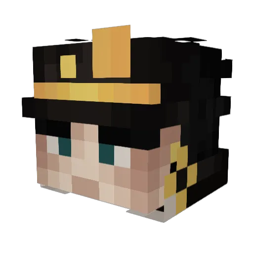 1Somebody123 Minecraft avatar head, 3D render