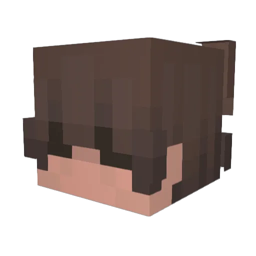 1SoulFlare Minecraft avatar head, 3D render