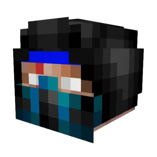 1SubZero2 Minecraft avatar head, 3D render