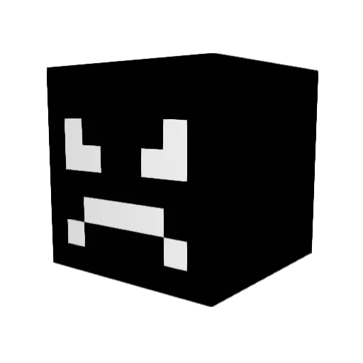 1T9DI Minecraft avatar head, 3D render