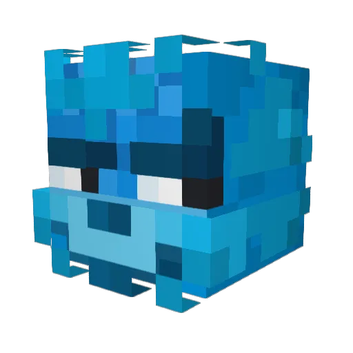 1TheNiko1 Minecraft avatar head, 3D render