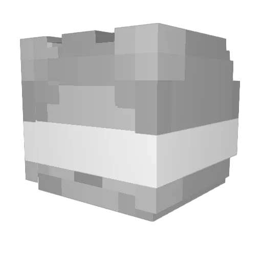1TheTrueLeader1 Minecraft avatar head, 3D render