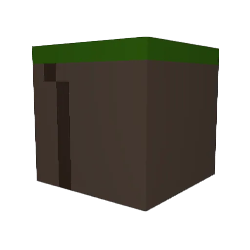 1TopShelf Minecraft avatar head, 3D render