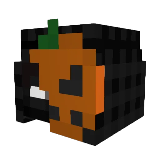 1Vargas Minecraft avatar head, 3D render