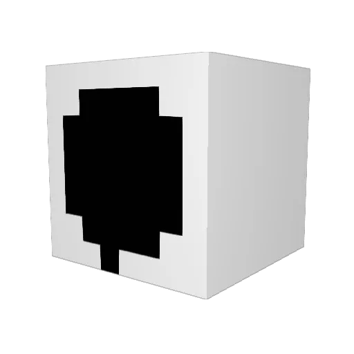 1YOINKNIOY1 Minecraft avatar head, 3D render