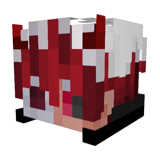 1_Gleb4ik_1 Minecraft avatar head, 3D render