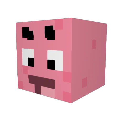 1_Ladiesman217_1 Minecraft avatar head, 3D render