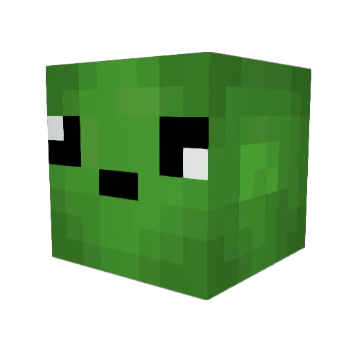 1_Natsu_1 Minecraft avatar head, 3D render