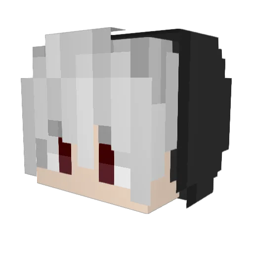 1_Who_am_I_1 Minecraft avatar head, 3D render