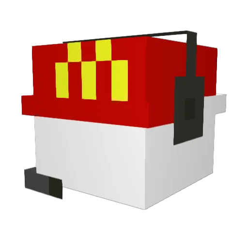 1_liminal_1 Minecraft avatar head, 3D render