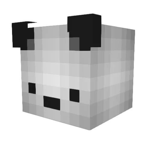 1_nsx Minecraft avatar head, 3D render