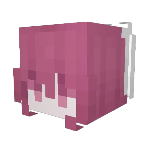 1_sz Minecraft avatar head, 3D render
