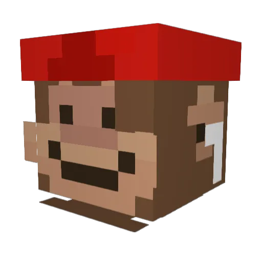 1adelyn1 Minecraft avatar head, 3D render